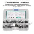 thumbnail image 3 of Kit de Transistor, Régulateur à 3 Bornes 50 Pcs Stabiliser la Tension Assortiment de Transistors en Plastique pour Projets de Réparation de Véhicules, 3 of 8