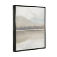thumbnail image 3 of Stupell Industries Distant Foggy Land Lake Scenery Graphic Art Jet Black Floating Framed Canvas Print Wall Art, Design by Kim Allen, 3 of 6