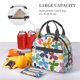 thumbnail image 5 of Disketp Colorful Butterflies Lonchera Térmica para Mujer y Hombre, Bolsa de Almuerzo Reutilizable e Impermeable para Trabajo, Viajes y Picnic, 5 of 7