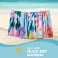 thumbnail image 6 of Beartech 4 Pieces Beach Towel Set,40x70 inches Tie-Dye Beach Towels Soft Camping Travel Towels, Lightweight Quick Dry Pool Towels for Beach Shower Towels Swim Towels Absorbent for Adults, 6 of 9