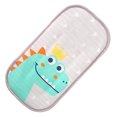 thumbnail image 4 of Almohada de manga de hielo para bebé, almohadilla de brazo refrescante suave y cómoda para bebé con banda elástica ancha para amamantar, dinosaurio fresco de verano, 4 of 9