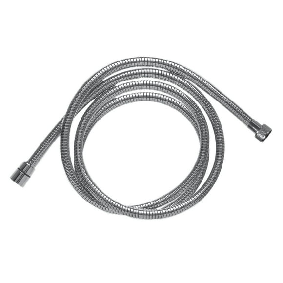 The akuaplus® extensible and flexible 78 in. (2 m) stainless steel hose with brass fittings