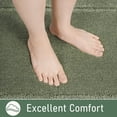 thumbnail image 4 of Bathroom Rugs LOCHAS - Alfombra de baño pequeña (60 x 43 cm), color verde salvia, 4 of 7