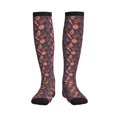 thumbnail image 3 of Compression Socks for Women and Men - halloween background holiday Compression Socks Circulation for Workout, 3 of 8