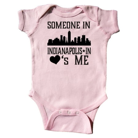 

Inktastic Indianapolis Indiana Skyline Gift Baby Boy or Baby Girl Bodysuit