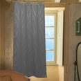 thumbnail image 4 of WEUVEB Grey Polyester Blackout Window Curtain Panel with Grommet for Bedroom and Living Room, 4 of 8