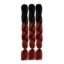 SAYFUT 3 Bundle/Packs Braiding Hair Kanekalon Fiber for Twist Braiding Hair Multiple Tone Color Ombre Jumbo Braids 95g/pcs 24"