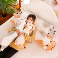 thumbnail image 3 of Lindo gato de dibujos animados en forma de muñeca de juguete de peluche de juguete para dormir almoh Tomshoo Arrojar la almohada, 3 of 7