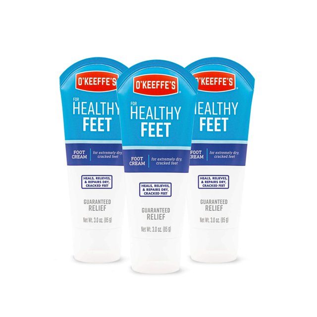 Crema para pies O'Keeffe's Healthy Feet 90 ml (paquete de 3)