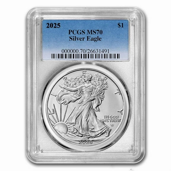 2025 American Silver Eagle MS-70 PCGS