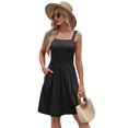 thumbnail image 3 of Vestido WIHOLL, elegante, elegante, casual, casual, de verano, muñeca negra L, 3 of 4