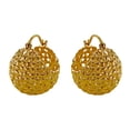 thumbnail image 3 of Xihbxyly Pendientes Geométricos, Accesorios con Diseño Único de Remolino, Tachuelas Doradas Texturizadas, Joyería Elegante y de Moda, Ropa de Fiesta Informal y Chic, Estilo Moderno para Mujer, Idea d, 3 of 5
