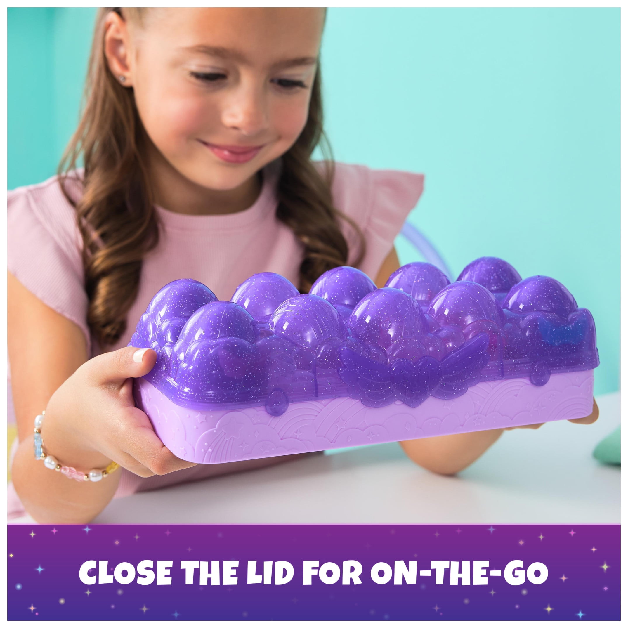 Hatchimals Alive, Neon Rainbow Egg Carton with 5 Color Reveal Eggs, 11 Accessories, for Ages 3 and up