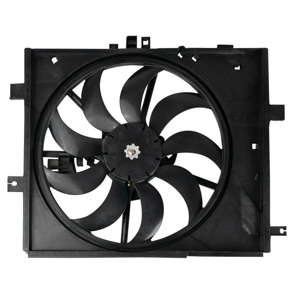 TRQ Radiator Cooling Fan Assembly for Nissan Versa Sedan Auto Transmission RFA80423