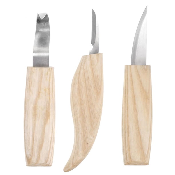 De Cuchillos Para Tallar Madera Con Mango De Madera, Juego De Cuchillos Para Tallar A Mano De Varios Estilos, Herramientas De Fabricación Artesanal Para Tallado En Madera Yuarrent TO001978-00