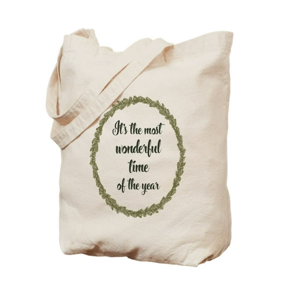 CafePress - Wonderful Time - Natural Canvas Tote Bag, Cloth Shopping Bag