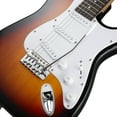 thumbnail image 3 of Ashthorpe 39-Inch Electric Guitar with S-S-S Pickups and Tremolo Bar - Sunburst/White, 3 of 7