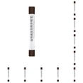 thumbnail image 3 of Cateissary Plumas para reparar pisos de a prueba de agua Crayones para rascar muebles Café oscuro Café oscuro 10piezas, 3 of 6