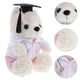 thumbnail image 2 of KAKOWELY Oso de peluche Doctor, oso de graduación, muñeco suave para la temporada de graduaciones, regalo de 2025, recuerdos y accesorios para fotos de graduación, blanco y rosa., 2 of 4