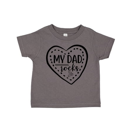 

Inktastic My Dad Rocks Design Gift Toddler Boy or Toddler Girl T-Shirt
