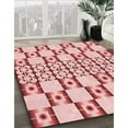 thumbnail image 2 of Ahgly Company Indoor Rectangle Patterned Grapefruit Red Area Rugs, 4' x 6', 2 of 6