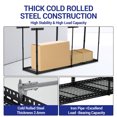 thumbnail image 5 of Danolapsi 4x6 FT Overhead Garage Storage Rack, 22"-40" Height Adjustable Ceiling Storage Rack 330lbs Weight Capacity, Heavy Duty Metal Hanging Storage Shelves for Garage, 5 of 7