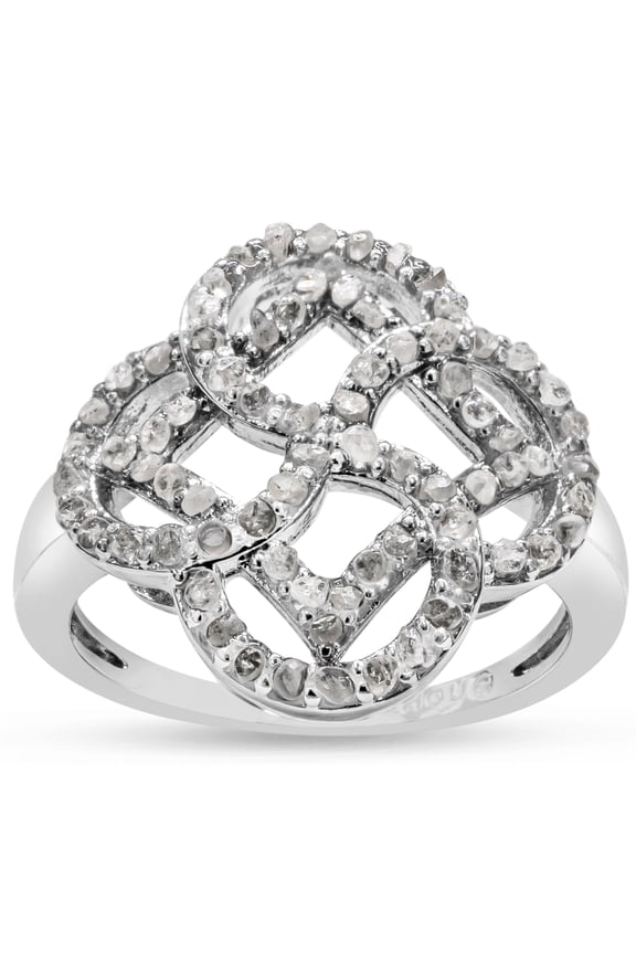1/2 Carat Natural Raw Rose Cut Diamond Cocktail Ring For Women