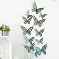 thumbnail image 4 of 12 Pcs Butterfly Decorations,3 Sizes 3 Styles,Exquisite 3D Butterfly Wall Decor,Butterfly Party Birthday Decorations,Butterflies for Crafts,Removable Wall Stickers Room Decor, 4 of 5