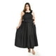 thumbnail image 1 of Vestido largo con olanes Roman Fashion/ Tallas Extras, 4360 (Negro) negro 38, 1 of 6