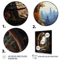 thumbnail image 3 of Designart "Surrealism captivate Portal" Cityscapes Wall Decor, 3 of 5