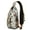 Black-113, variant on Cute Doughnut Sling Backpack for Foodies – Sweet Donut and Dessert Print Crossbody Bag with Water-Resistant Fabric, Breathable Padding, Reversible Strap, Great for Everyday Use