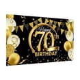 thumbnail image 3 of Billuyoard Banner de fiesta de cumpleaños, decoración de pared de fondo con tema de cumpleaños en casa Kits de decoración para fiestas 70 años, 3 of 6