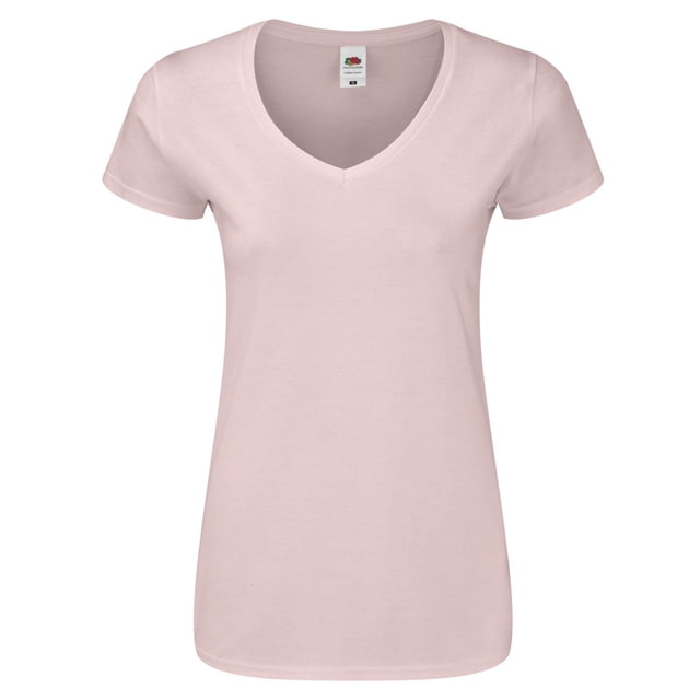 Fruit Of The Loom T-Shirt Iconique à Col en V pour Femmes