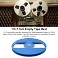 thumbnail image 4 of 1/4 7 Inch Empty Reel To Reel Tape, Universal 2 Holes Take Up Reel To Reel Small Hub For , Empty Disc Opening Machine Parts, Aluminum Alloy Open Reel Sound Takeup Reel, 4 of 8