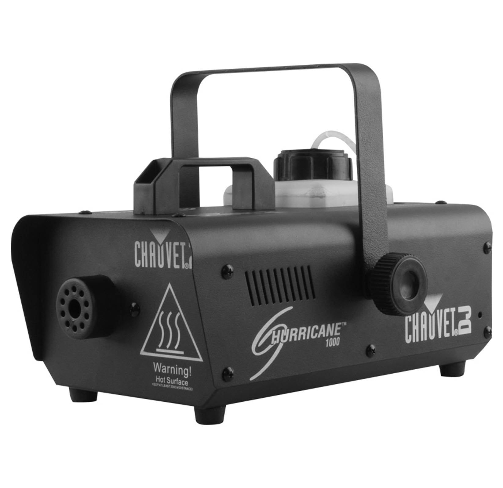 Chauvet DJ Hurricane 1000 Compact Fog Machine with Wireless Remote and LED-Illuminated Tank
