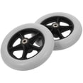thumbnail image 1 of BESTYASH 2Pcs Solid Tire Walker Replacement Wheels Compatible with Drive Wheelchairs and Front Caster Assembly, 1 of 6