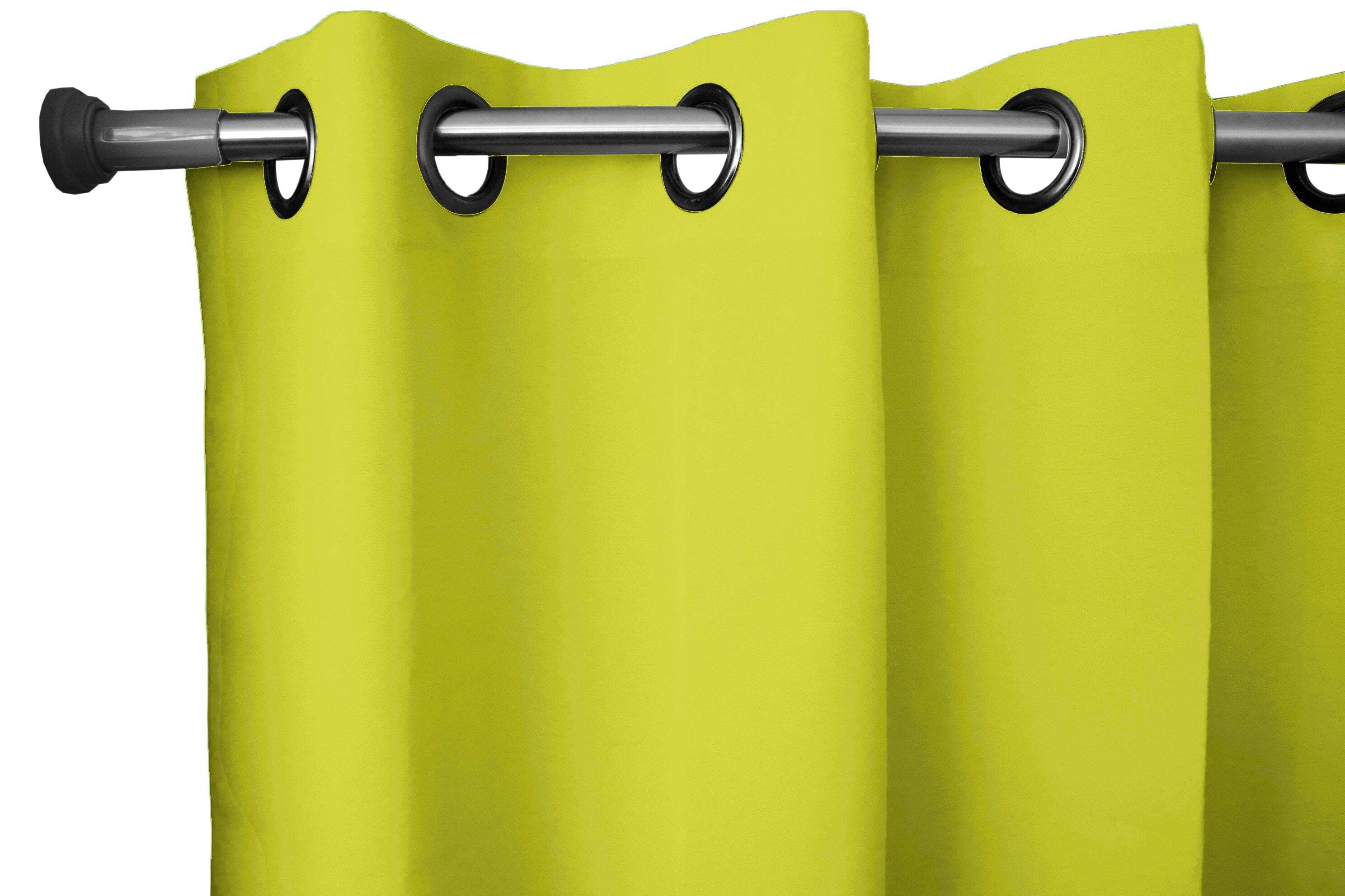 55" Tall Grommet Blackout Solid Poplin 56" Wide Curtain