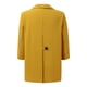thumbnail image 3 of Chaquetas de traje de Negocios Chaqueta de traje de manga con botones de color sólido informal de primavera y verano para mujer,blazer moda（Amarillo， XL), 3 of 5