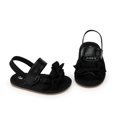 thumbnail image 4 of Baby Toddler Girls Soft Open Toe Summer Sandals Flower Princess Flat Shoes, 4 of 6