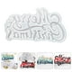 thumbnail image 2 of FELTECHELECTR Moldes de letras 3D de Feliz Navidad, molde de silicona navideño, molde de epoxi de cristal DIY, 2 of 5