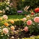 thumbnail image 4 of Drinker Feeder Flower Shape Water Feeder Metal Garden Stake For Outdoor Small, 4 of 6