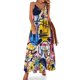 thumbnail image 1 of Vestido largo sin mangas kena rasuk para mujer, vestidos de verano para mujer, vestidos de cóctel estilo coreano, 1 of 7