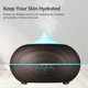 thumbnail image 4 of 550ML Wood Grain Aroma Air Humidifier Multicolor Home Usage Essential Oil Large Capacity Air Humidifier, 4 of 5