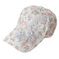 thumbnail image 2 of Helii Women's Lace Floral Baseball Cap, Mesh Back Breathable Trucker Hat, Embroidered Flower Sun Cap, Adjustable Snapback Summer Hat for Outdoor Running Pink,One Size, 2 of 7