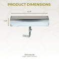 thumbnail image 4 of Royal Designs, Inc. Cordless Remote Control LED Picture Light, PL-1012-12-BN-2, Brushed Nickel, 12.75 Inches, 2 Pack, 4 of 5