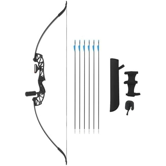 Archery Bows for Adults, Recurve Bow and Arrow Set for Adults & Beginners,Magnesium-Aluminum Alloy Takedown Recurve Bow 51" Right Handed Ergonomic Design for Outdoor Training Practice (40LBS)$$Other