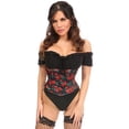 thumbnail image 3 of Lavish Rose Satin Mini Cincher, 3 of 3