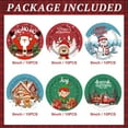 thumbnail image 4 of Tumao Christmas Plates Set 9 inch Christmas Party Supplies Decorations, Red Green Merry Christmas Party Tableware Set for Family, 60 Pcs, 4 of 7