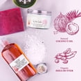 thumbnail image 3 of Spa Gift Set for Women Organic Home Spa Bath Basket with Natural Oils and Epsom Salt Handmade in USA by Relaxcation, 3 of 8