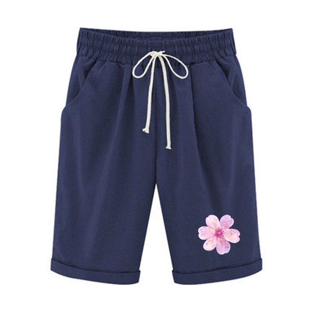 Birdeem Ensemble Haut et Short pour Femmes Shorts à Taille Élastique avec Cordon de Serrage